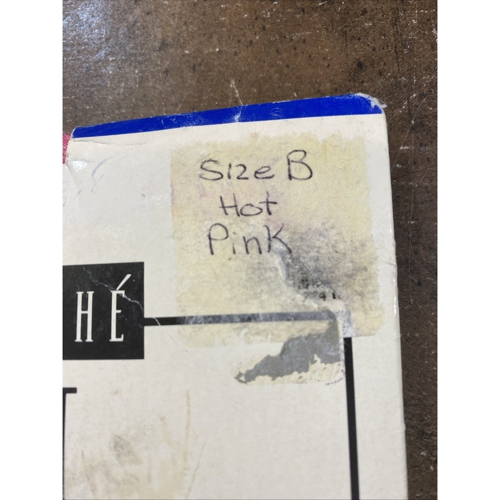 Bon Pantyhose Size B Hot Pink Street Tight Control Top Full Foot Sheer Vintage - Picture 4 of 14